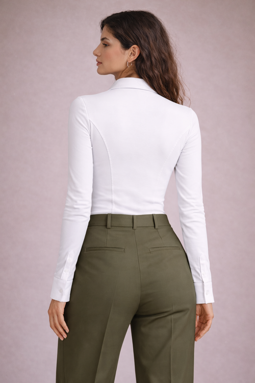 Organic Cotton Long Sleeve Signature BodyShirt